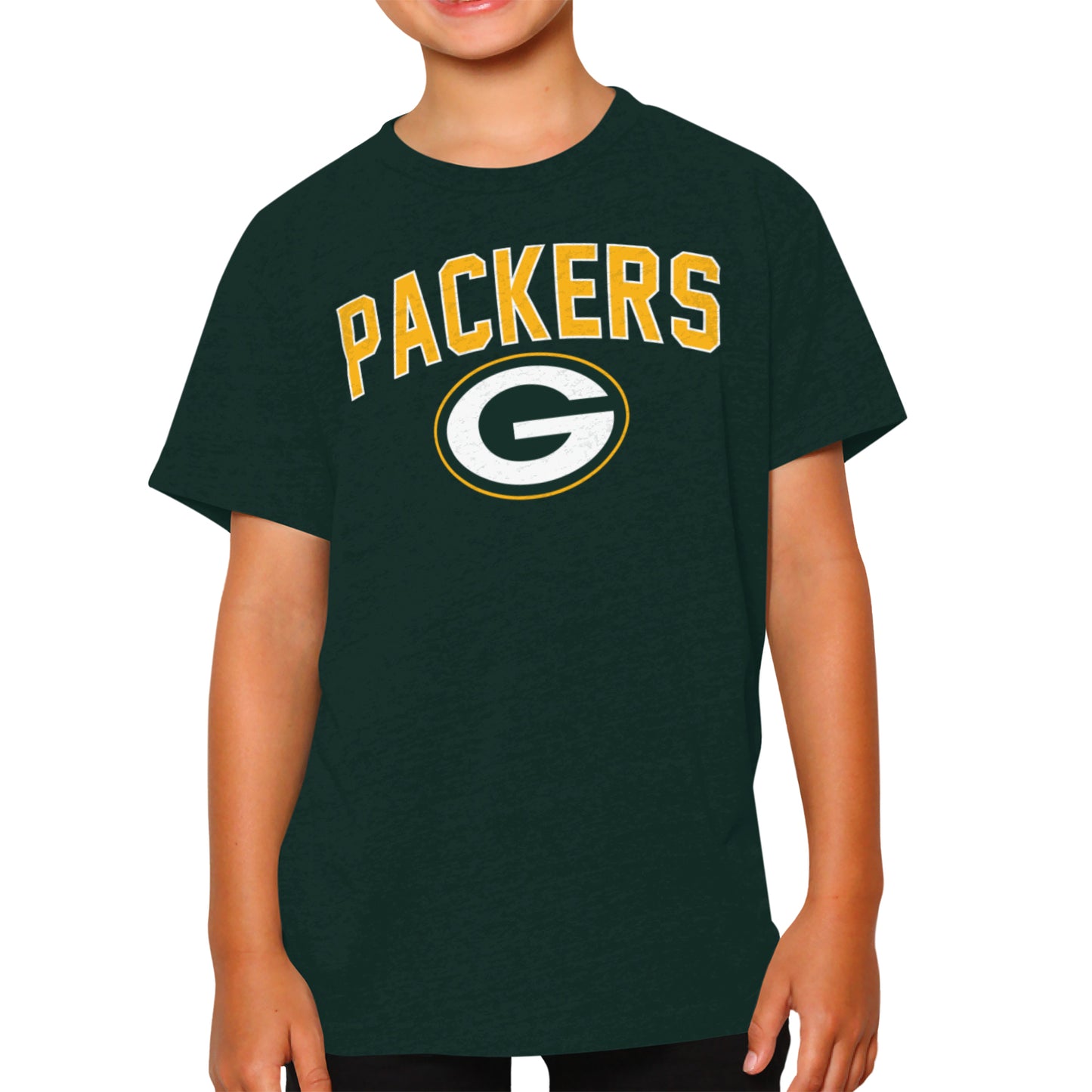 Green Bay Packers NFL Youth Home Team Tee- Youth Pro Football T-Shirt For Boys & Girls Kids clothes - Green