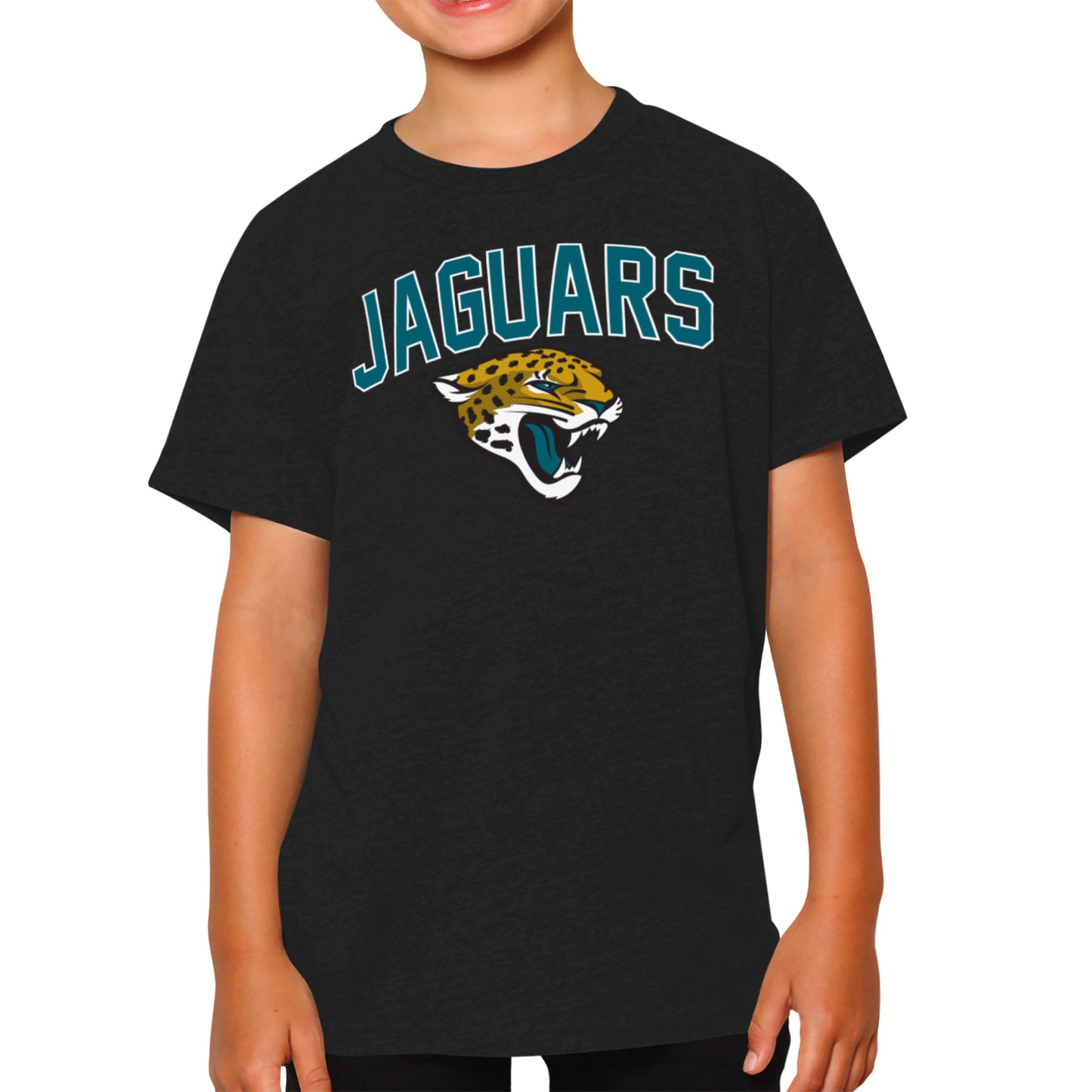 Jacksonville Jaguars NFL Youth Home Team Tee- Youth Pro Football T-Shirt For Boys & Girls Kids clothes - Black