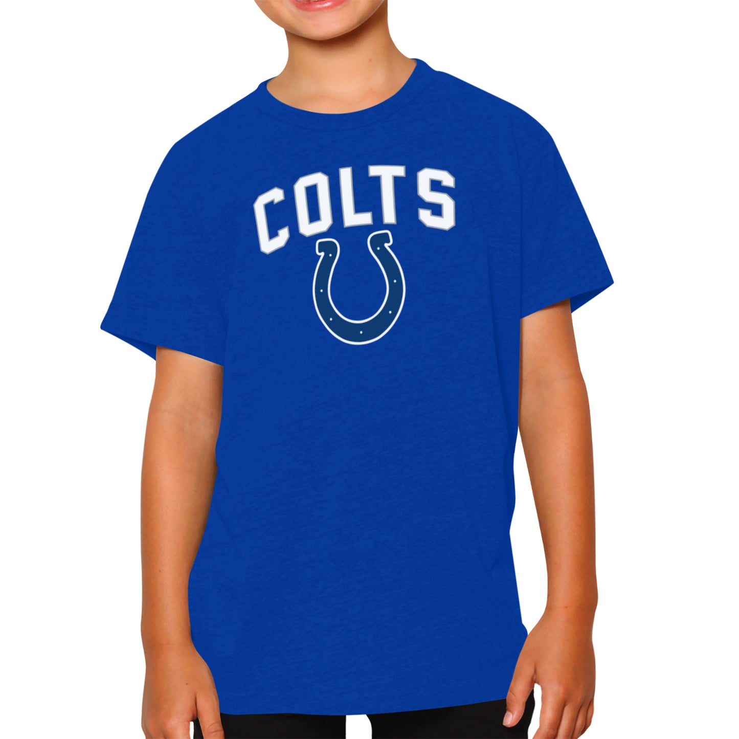 Indianapolis Colts NFL Youth Home Team Tee- Youth Pro Football T-Shirt For Boys & Girls Kids clothes - Royal