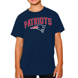 New England Patriots NFL Youth Home Team Tee- Youth Pro Football T-Shirt For Boys & Girls Kids clothes - Navy
