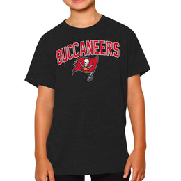 Tampa Bay Buccaneers NFL Youth Home Team Tee- Youth Pro Football T-Shirt For Boys & Girls Kids clothes - Black