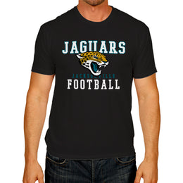 Jacksonville Jaguars NFL Core Fan Adult Pro Football T-Shirt - Black