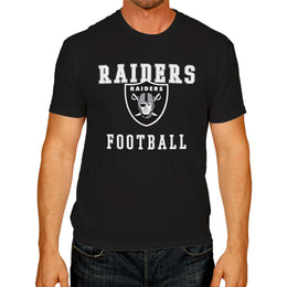 Las Vegas Raiders NFL Core Fan Adult Pro Football T-Shirt - Black