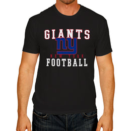 New York Giants NFL Core Fan Adult Pro Football T-Shirt - Black