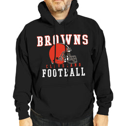 Cleveland Browns NFL Core Fan Adult Hooded Sweatshirt - Black
