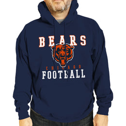 Chicago Bears NFL Core Fan Adult Hooded Sweatshirt - Navy