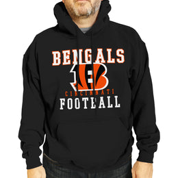 Cincinnati Bengals NFL Core Fan Adult Hooded Sweatshirt - Black