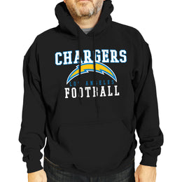 Los Angeles Chargers NFL Core Fan Adult Hooded Sweatshirt - Black