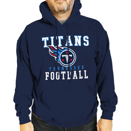 Tennessee Titans NFL Core Fan Adult Hooded Sweatshirt - Navy