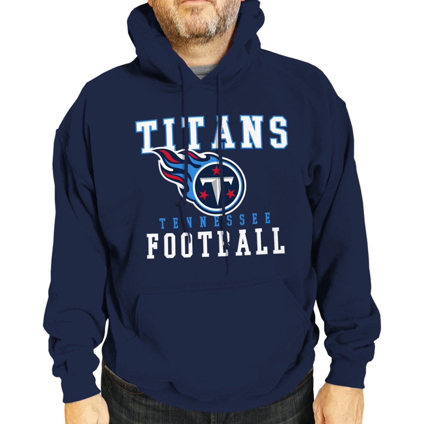 Tennessee Titans NFL Core Fan Adult Hooded Sweatshirt - Navy