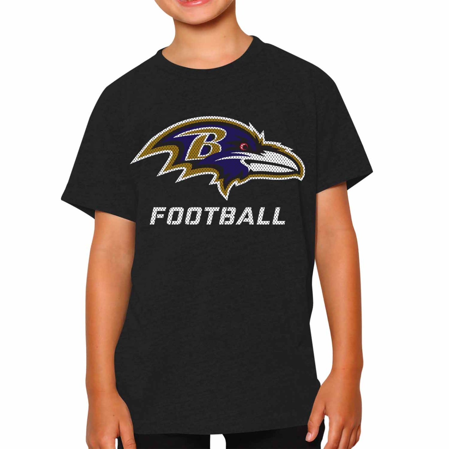 Baltimore Ravens NFL Youth Run City Tee - Black