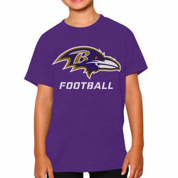 Baltimore Ravens NFL Youth Run City Tee - Purple