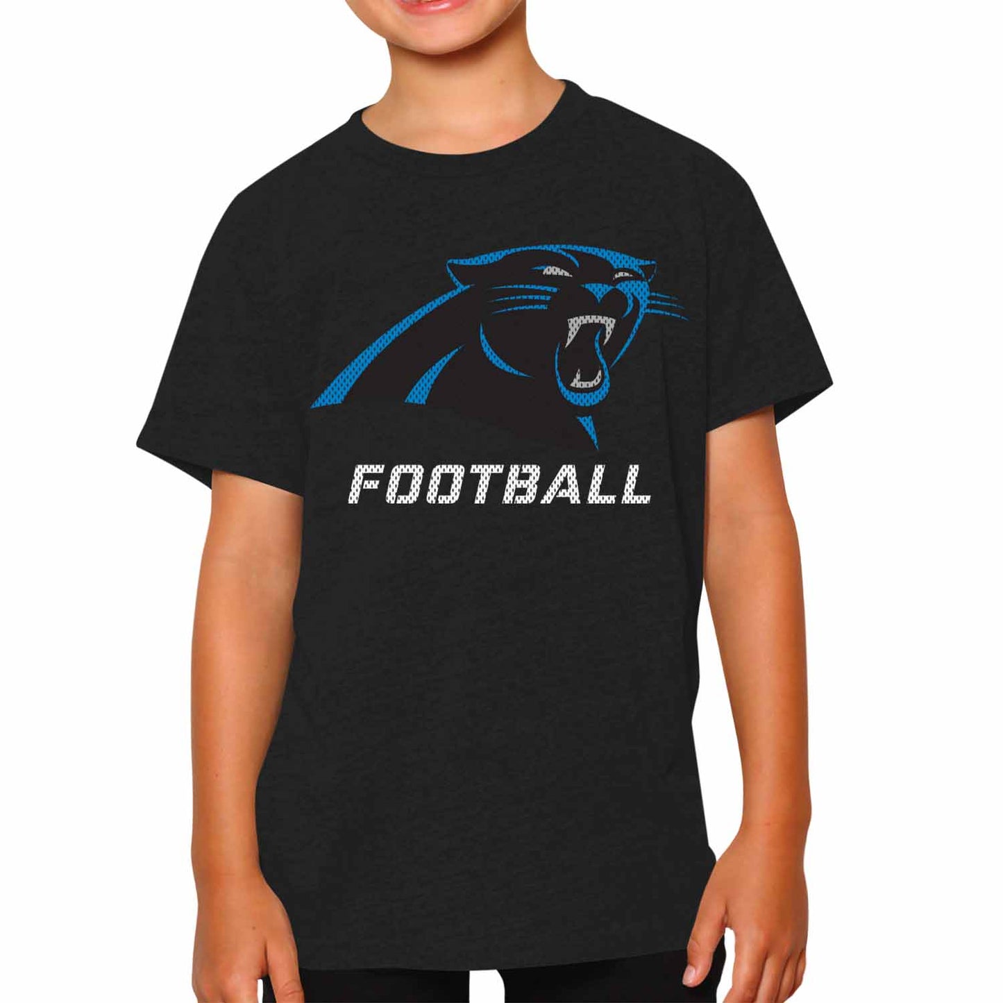 Carolina Panthers NFL Youth Run City Tee - Black
