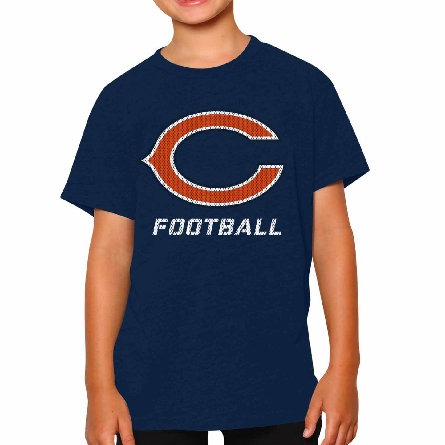 Chicago Bears NFL Youth Run City Tee - Navy
