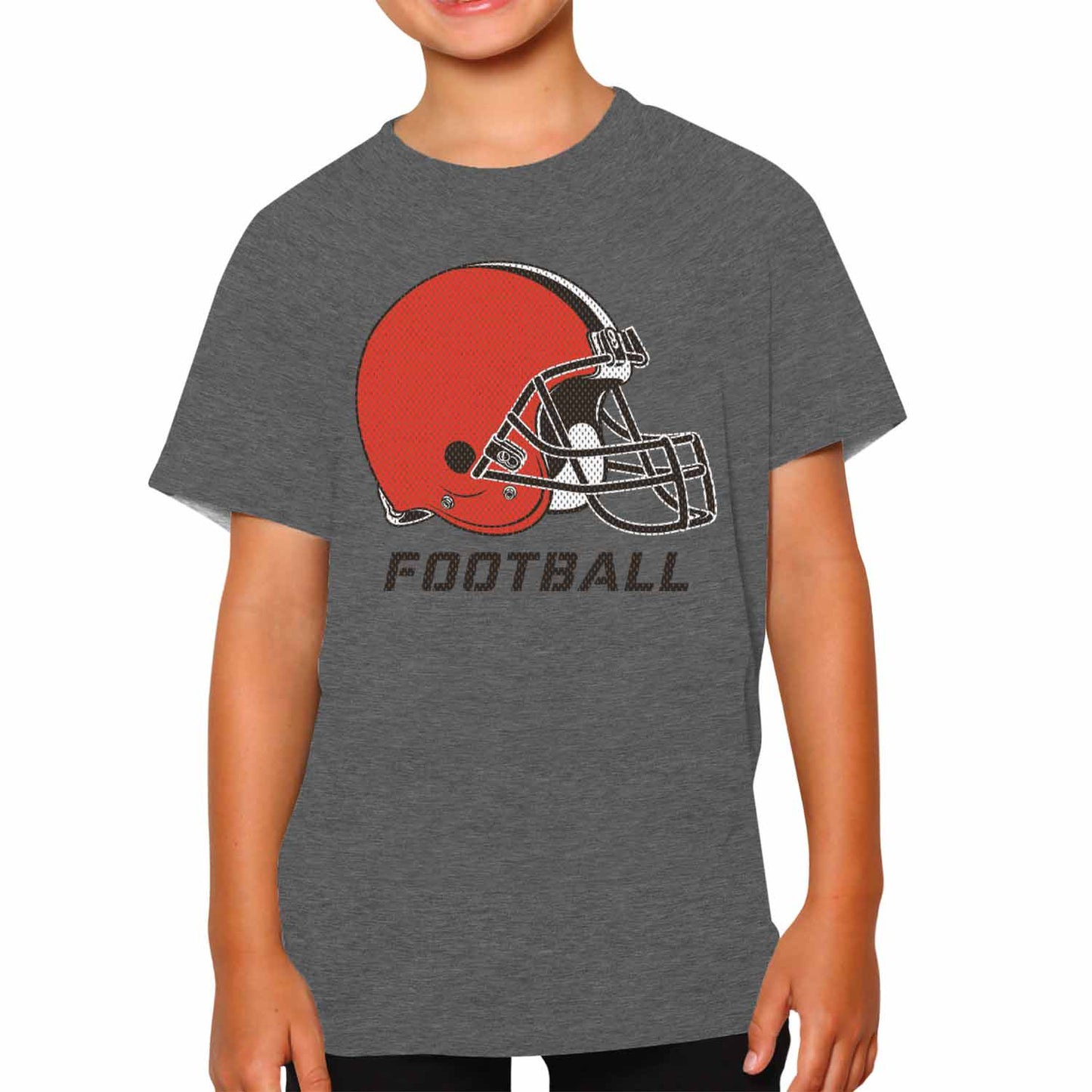 Cleveland Browns NFL Youth Run City Tee - Sport Gray