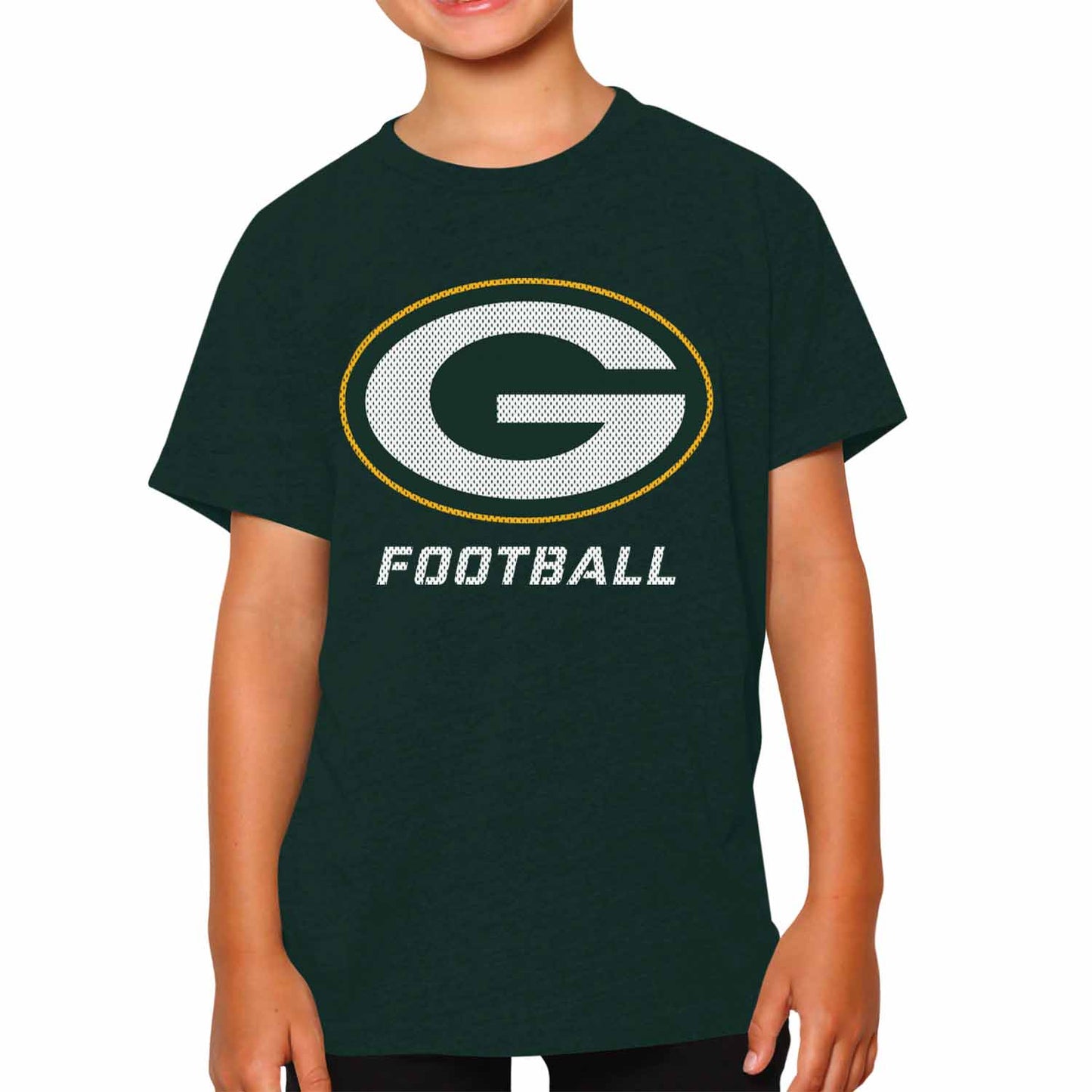 Green Bay Packers NFL Youth Run City Tee - Green