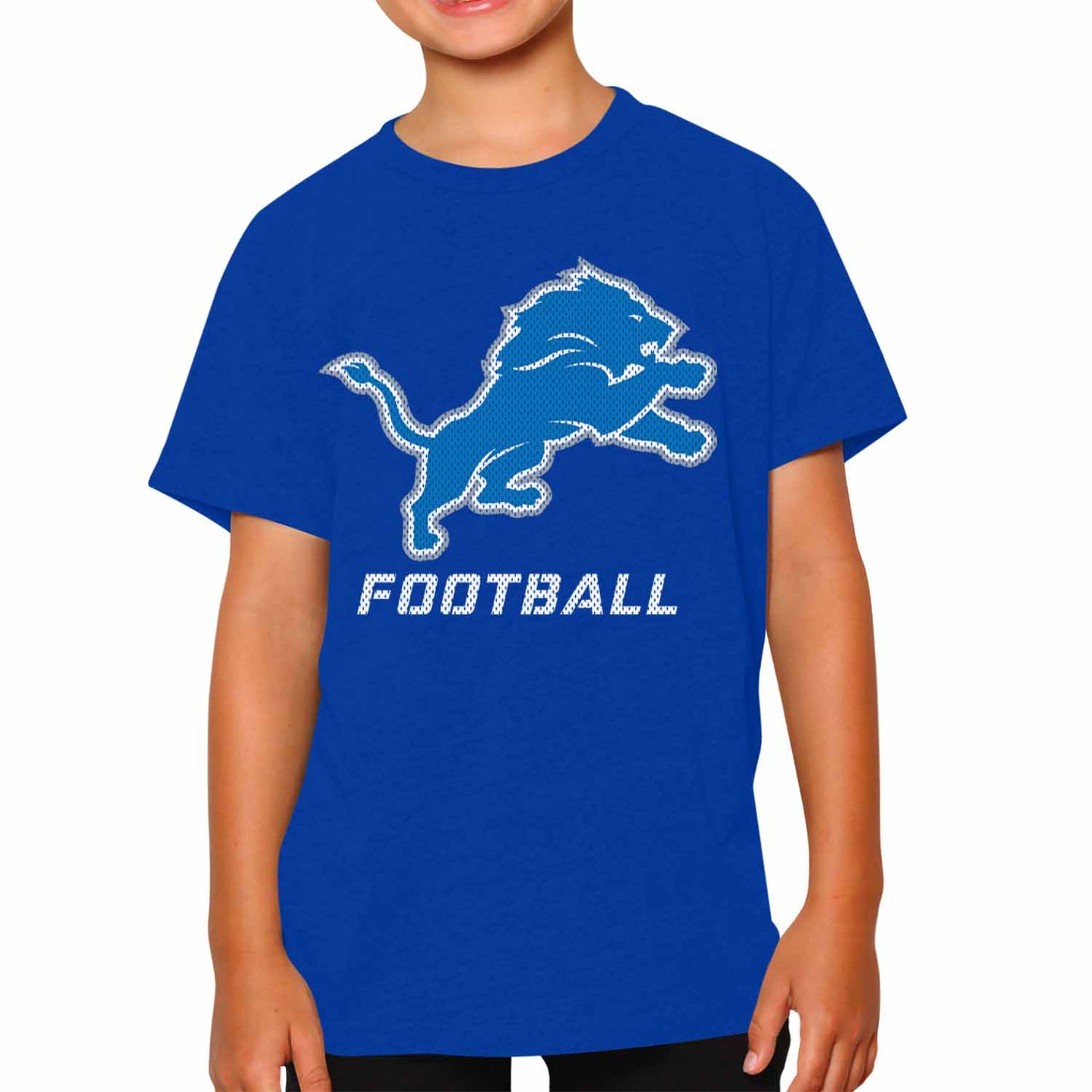 Detroit Lions NFL Youth Run City Tee - Royal