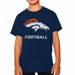 Denver Broncos NFL Youth Run City Tee - Navy
