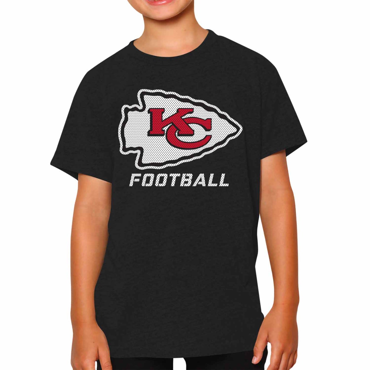 Kansas City Chiefs NFL Youth Run City Tee - Black