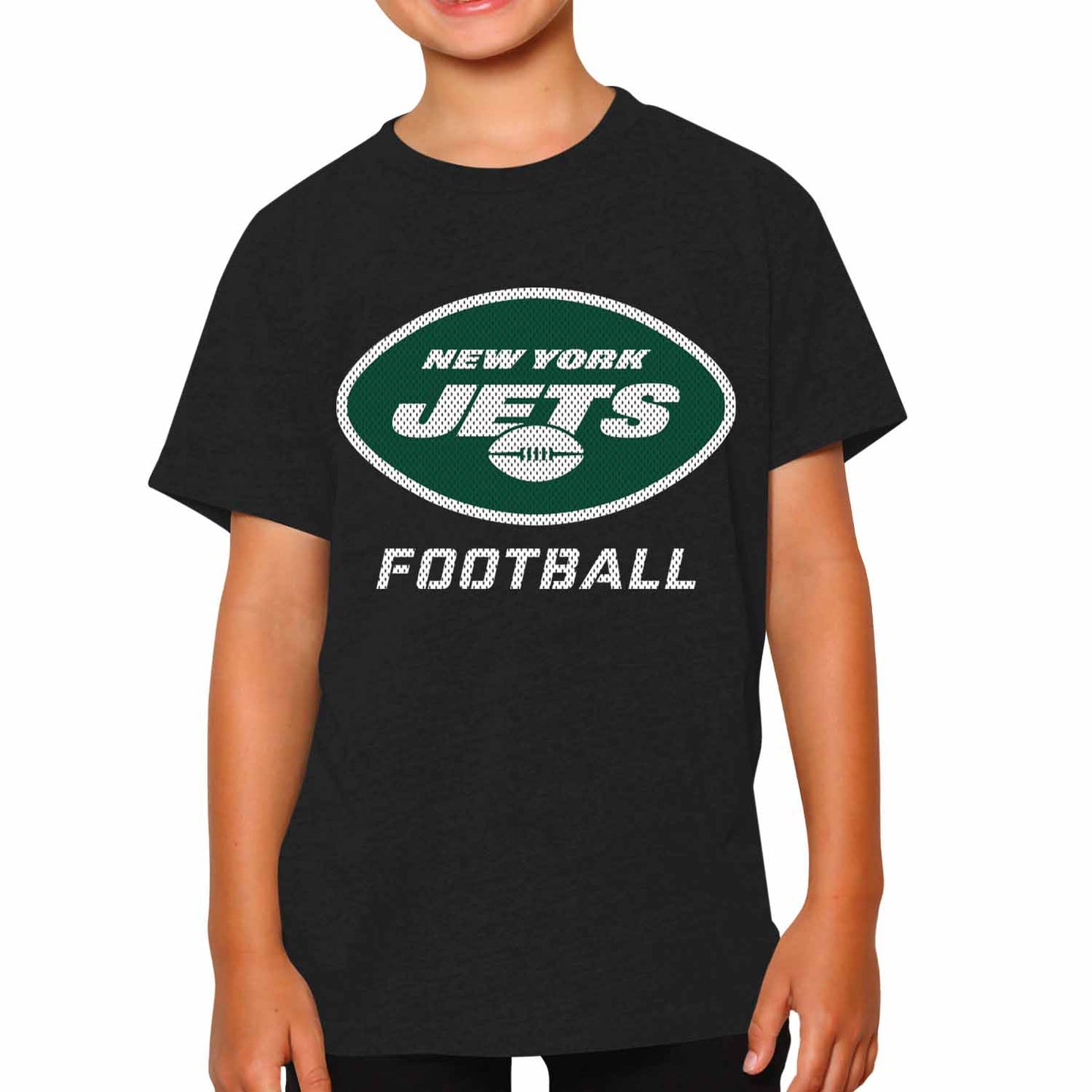 New York Jets NFL Youth Run City Tee - Black
