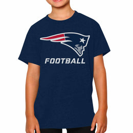 New England Patriots NFL Youth Run City Tee - Navy