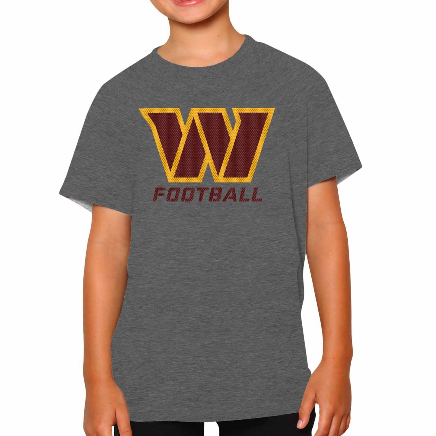 Washington Commanders NFL Youth Run City Tee - Sport Gray