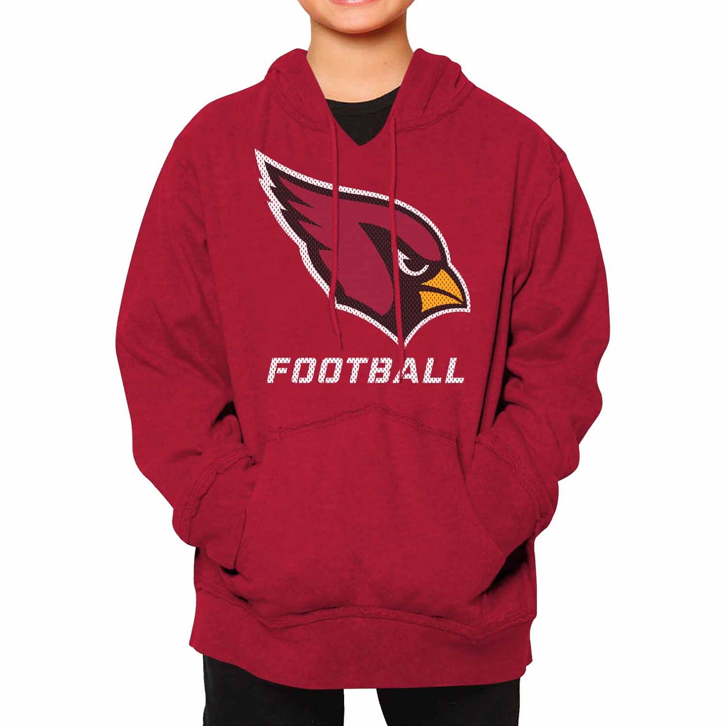 Arizona Cardinals NFL Youth Run City Hoodie- Kids Pro Football Pullover Sweatshirt- Officially Licensed - Cardinal