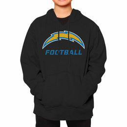 Los Angeles Chargers NFL Youth Run City Hoodie- Kids Pro Football Pullover Sweatshirt- Officially Licensed - Black