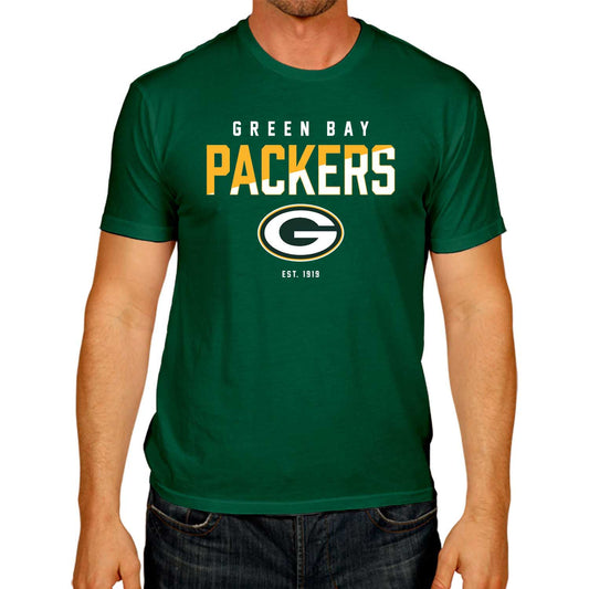 Green Bay Packers  NFL Color Block T-Shirt - Forest Green
