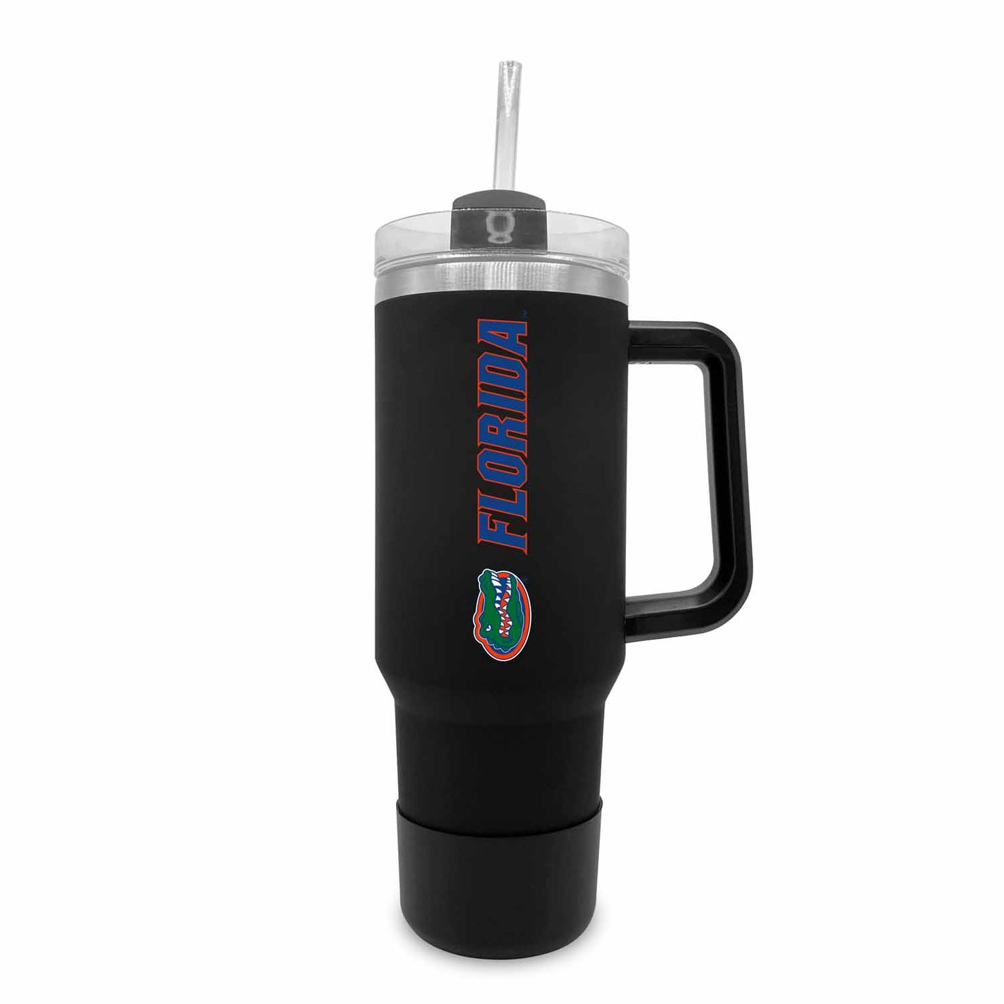 Florida Gators College & University 40 oz Travel Tumbler With Handle - Black