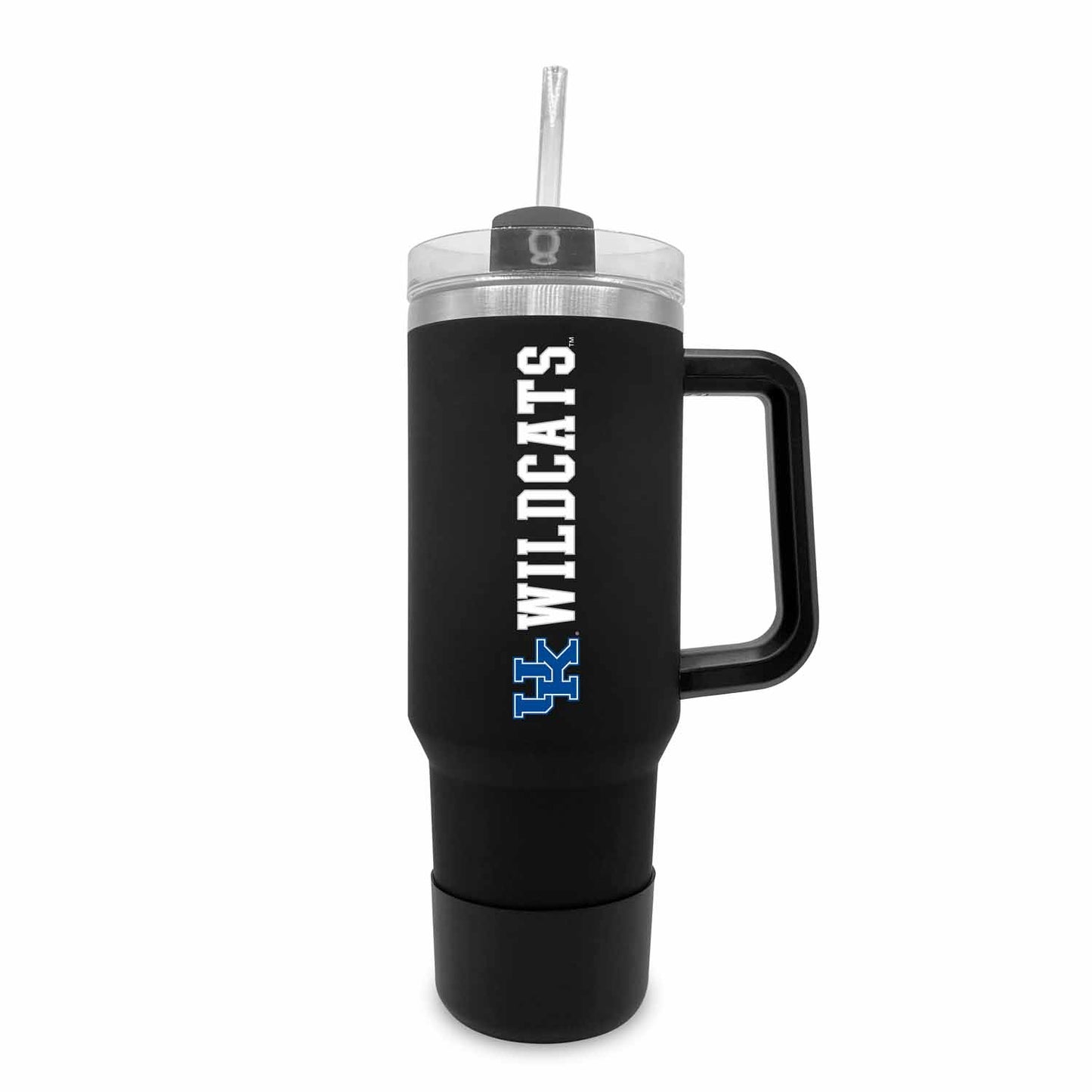 Kentucky Wildcats College & University 40 oz Travel Tumbler With Handle - Black