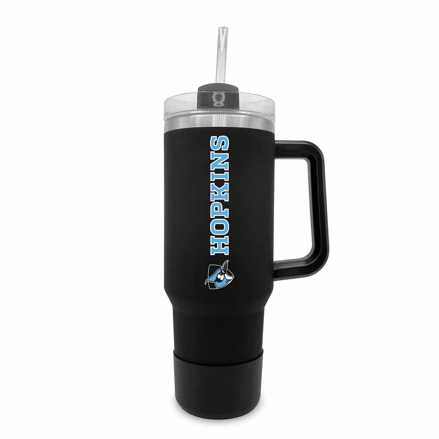Johns Hopkins Blue Jays College & University 40 oz Travel Tumbler With Handle - Black