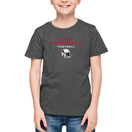 Arizona Cardinals NFL Youth Football Helmet Tagless T-Shirt - Charcoal