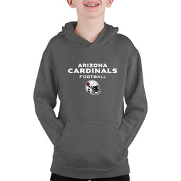 Arizona Cardinals NFL Youth Football Helmet Hood - Charcoal