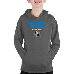 Carolina Panthers NFL Youth Football Helmet Hood - Charcoal