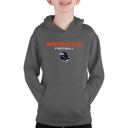 Denver Broncos NFL Youth Football Helmet Hood - Charcoal