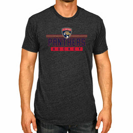 Florida Panthers Adult NHL Heather Charcoal True Fan Hockey T-Shirt - Charcoal