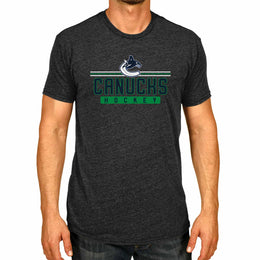 Vancouver Canucks T-Shirt NHL Heather Charcoal - Charcoal
