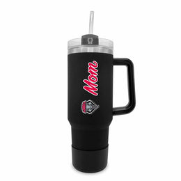 New Mexico Lobos Collegiate 40oz Stainless Steel Travel Tumbler with Handle for Mom - Black