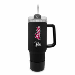 New Mexico State Aggies Collegiate 40oz Stainless Steel Travel Tumbler with Handle for Mom - Black