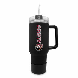 Florida State Seminoles Collegiate 40oz Stainless Steel Travel Tumbler with Handle for Alumni - Black