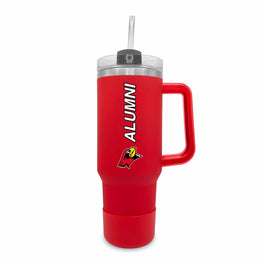 Illinois State Redbirds Collegiate 40oz Stainless Steel Travel Tumbler with Handle for Alumni - Red