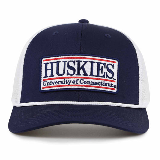 UCONN Huskies  NCAA Adjustable Mesh Trucker Snapback Hat Men Women - Navy