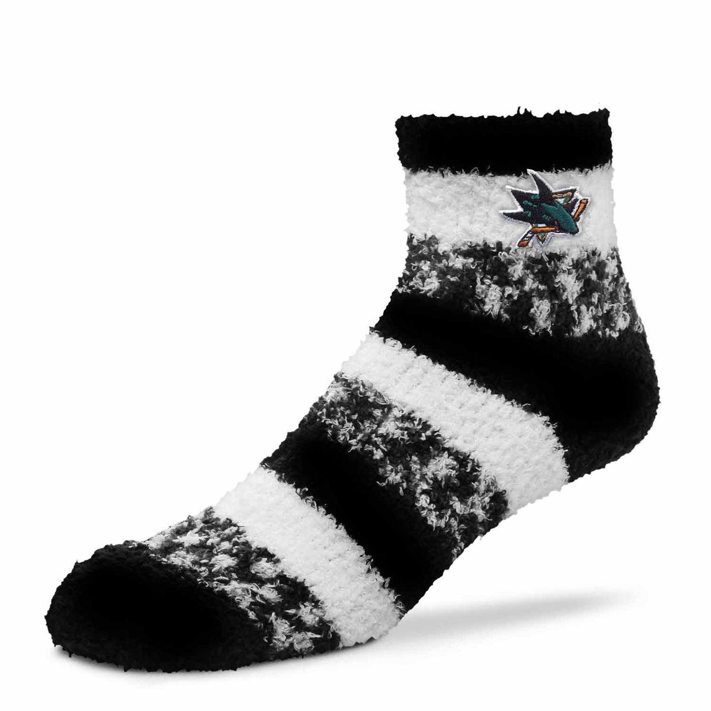 San Jose Sharks NHL Unisex Cozy Sleep Socks - Black