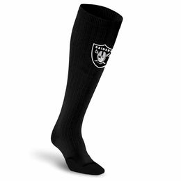 Las Vegas Raiders NFL Adult Knee High-Performance Socks - Black