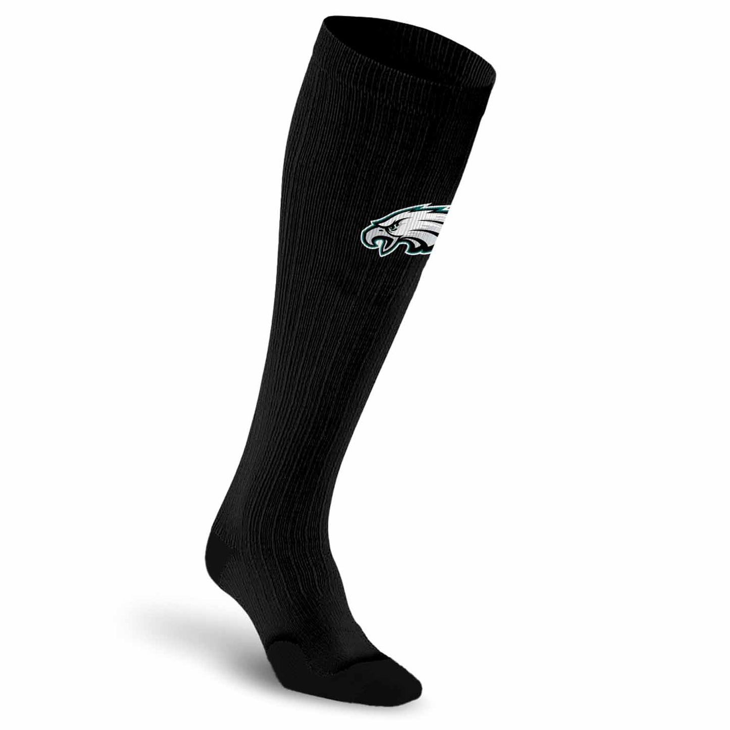 Philadelphia Eagles NFL Adult Knee High-Performance Socks - Black