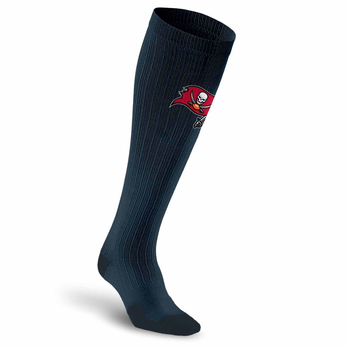 Tampa Bay Buccaneers NFL Adult Knee High-Performance Socks - Black