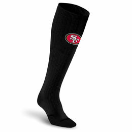 San Francisco 49ers NFL Adult Knee High-Performance Socks - Black