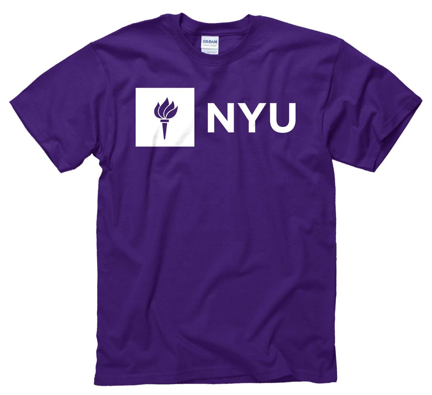 NYU Violets Campus Colors NCAA  Adult Gameday Cotton T-Shirt - Purple