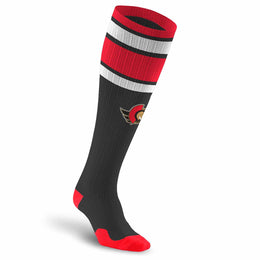 Ottawa Senators NHL Adult Knee High-Performance Socks - Black